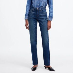 *NWT* Madewell Petite '90s Straight Mid-Rise Jean in Osada Wash